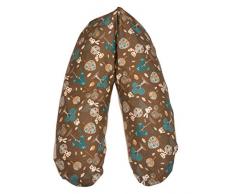 Flexofill 2008-1-598 - Coussin dallaitement avec housse - taille XL 190 x 40 cm - forêt, marron