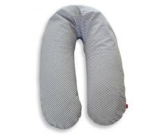 Ideenreich 2048 housse de Coussin dallaitement Motif rayé Bleu/blanc