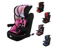 Nania Isofix Imax Siège Auto Groupe 1/2/3 avec Protection Latérale/Têtière Réglable Fabriqué en France Princess 9-36 kg