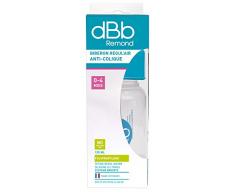 dBb Remond RégulAir Biberon avec Tétine NN en Silicone Turquoise 120 ml
