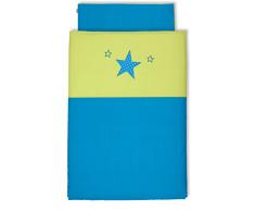 STERNTALER Housse de Couette Danny le Dino Anis/Turquoise 100X135