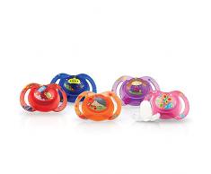 Nûby ID5816MFSN Sucette Ovale Papillon 6-18m