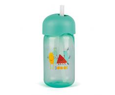 Suavinex Booo Tasse dApprentissage avec Paille Vert 18+ Mois