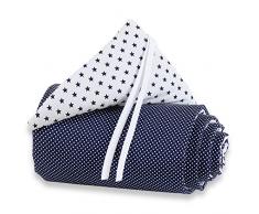 Babybay Tour de lit Organic Cotton pour Midi et Mini, marron clair étoiles Blanc