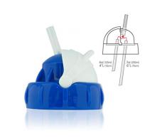 PACIFIC BABY Accessoire Top Paille pour Biberon Bleu/Blanc