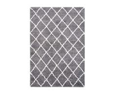 Lalee Tapis De Décoration, 100% polypropylène, Gris, 80x150