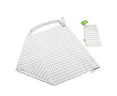 lulando souple écharpe, dallaitement pour allaiter bébé, vision pratique et de bruit dallaitement Protection en 100% coton doux et respirant