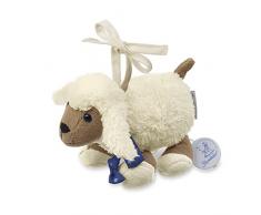 Sterntaler Peluche Musicale, Mouton Stanley en Peluche, Boîte à musique intégrée, Taille: S, Blanc