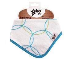 XKKO bmbbn d015 a Bamboo Muslin, Bandana ou Bavoir Bleu
