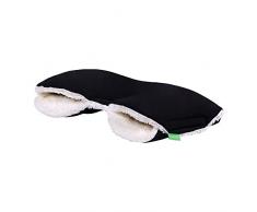 LULANDO Le manchon pour les mains dhiver imperméable pour la poussette, Le manchon résistant à la pluie, au vent, au froid, haute qualité, Couleur: Black