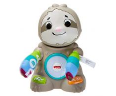 Fisher-Price Linkimals Matthieu le Paresseux, jouet bébé interactif dapprentissage, sons et lumières, version française, 9 mois et plus, GHY89