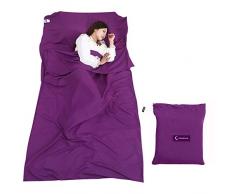 Local Makes A Comeback – Voyage à lhôtel à travers des sacs de couchage sales, sacs de couchage sanitaires, draps de sacs de couchage, sacs de couchage imprimés sales, 75 cm x 210 cm, violet