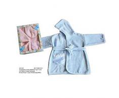bubabù Peignoir Bébé Margot 0/1 an bleu ciel