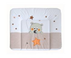 Schardt Matelas à langer avec film facile à essuyer 84 x 74 cm.