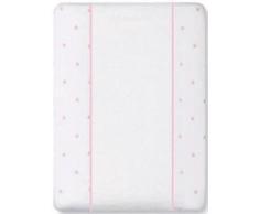 Bimbi Class – Housse de matelas à langer, 50 x 80 cm, blanc et rose