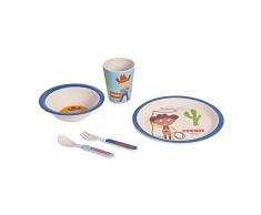 Walking Mum Cowboy Set de vaisselle 5 pièces Unisexe