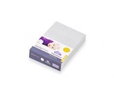 Draps housse Tissu Eponge 80% coton 20% polyester gris 40x90