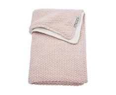 Meyco 2754083 Winter Relief Mix Couverture tricotée pour bébé Rose 100 x 150 cm
