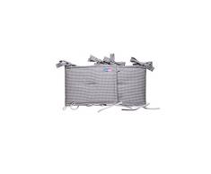 Robert Osswald 1.1.2.1.1-K01-05 Tour de lit confortable avec nœuds Rouge 34 x 167 cm