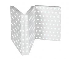 Schardt 09 606 Matelas enroulable pour lit de voyage Motif cœurs Rose,, rose