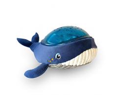 Pabobo - Kid Sleep - Aqua Dream - Baleine - Veilleuse Musicale Nomade et Projecteur Dynamique Aqua pour Bébé et Enfant - Bleu