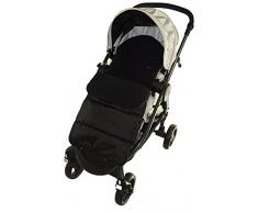 Chancelière/Cosy orteils Compatible avec Uppdababy Cruz Poussette Black Jack