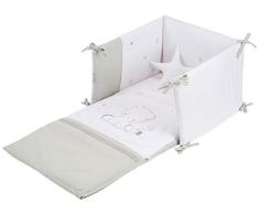 Bimbipirulos 20015220 Couette pour berceau + protection + coussin Unisexe