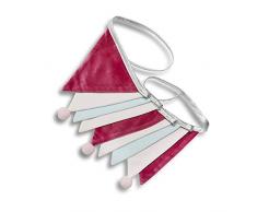 Fun with mum GAR-VEL-PUR-SIL Guirlande en velours Argenté