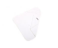 snoozzz Serviette de Bain avec Capuche Blanc