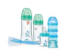 Dodie Coffret Les Essentiels x3 biberons anti colique (1x150ml + 1x270ml + 1x330ml) + 1 goupillon + 1 boîte doseuse