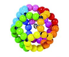 Heimess Hochet - Balle - Arc-en-Ciel avec Grelot