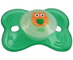 dBb Remond Pack de 2 Sucettes Physiologique 2ème âge silicone Nuit Vert Translucide