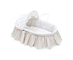 Cambrass Couffin à Volants + Capote Star Beige 47 X 84 cm
