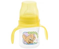 Disney Biberon avec col Large, Dessin Simplet, Jaune, 120 ml