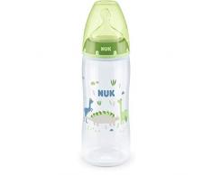 NUK Biberon First Choice+, 360ml, Silicone, 6-18 Mois, anti colique, Sans BPA, neutre, Lot de 1