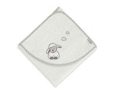 Serviette de Bain Sterntaler Mouton Stanley, Âge : À Partir de 0 Mois, 80 x 80 cm, Beige (Ecru)