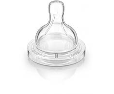 Philips Avent SCF631/27 tétines Classic+ 0m+, débit nouveau-né - Lot de 2