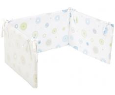 Tour de lit FLEURS BLEU