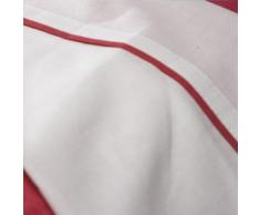 Jollein Drap Blanc Liseré - Fuchsia - 75 X 100 cm