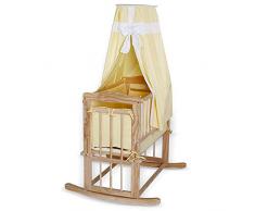 dibea BB00431 Lit Bébé à Baldaquin 80 x 40 cm