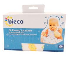 Bieco Lot de 30 bavoirs jetables