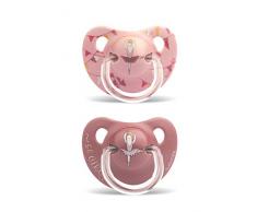 Suavinex Sucette Physio Eléphant/Ballerine 2 Pièces