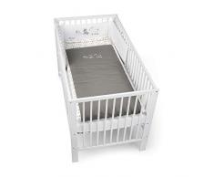 Sterntaler Parure de Lit, Oreiller, Couverture et Tour de Lit, Waldis, Âge : Dès la Naissance, Gris/Multicolore