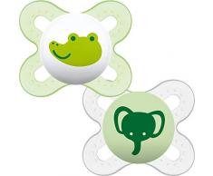 MAM Start Time for Love - Sucettes avec Ã‰tui StÃ©rilisÃ© (0-2 Mois - Pingouins / Ours - Couleur: Neutre)