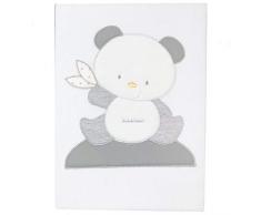 Andy & Helen 2/4470cd03 _ GR Couverture Berceau Brodé Coton, gris