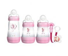 Mam Welcome to the World Set - Kits de biberon - Coffret cadeau pour bébé - Modèle peut varier - Rose
