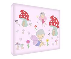 Feel Good Art FAIRYLAND2436-01IT Tableau sur toile Extra Grande (91 x 60 x 4 cm) multicolore
