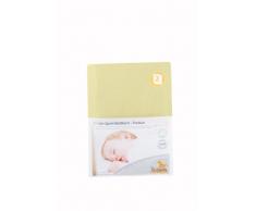 Pinolino Drap-Housse pour Lit de Bébé Tissu Eponge - Pack de 2 - Jaune