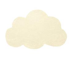 TAPIS COTON LILIPINSO (64X100CM) - FORME NUAGE COLORIS - TENDER YELLOW