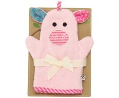 Zoocchini Gant de Toilette Marionnette Motif Pinky Le Porcelet